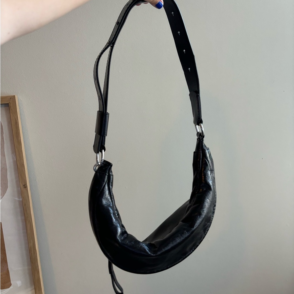 Proenza Schouler Stanton Sling Crinkled Leather Shoulder Bag